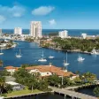 Aerial view of Fort Lauderdale waterways in Broward County, Florida