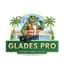 Glades Pro Home Services logo, gator painter mascot